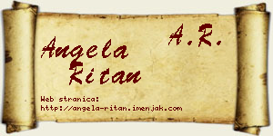 Angela Ritan vizit kartica